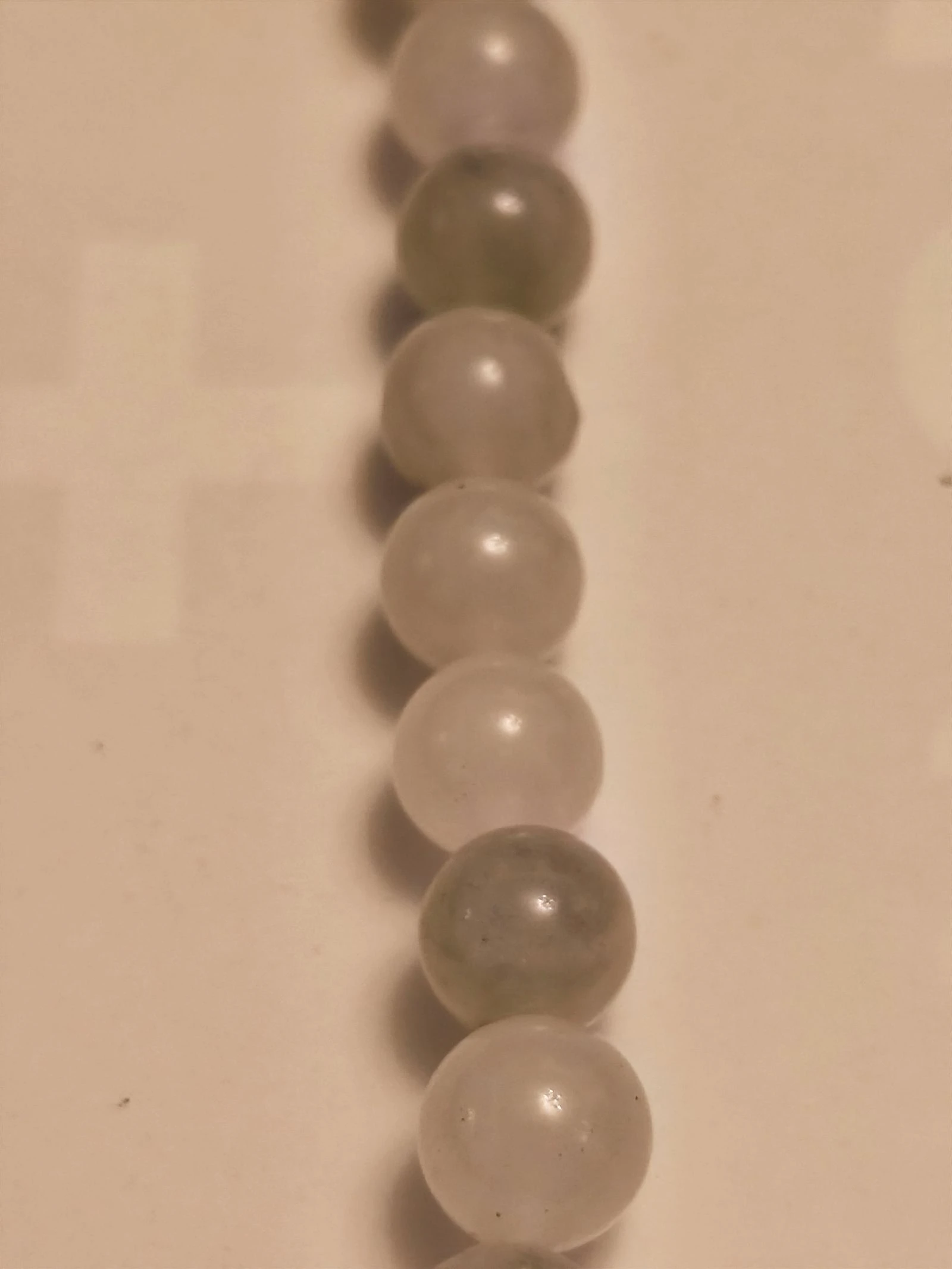 Necklace of light agates with 80 centimeters – photo 8